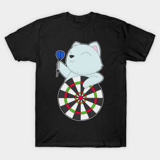 Cat Darts Dartboard T-Shirt